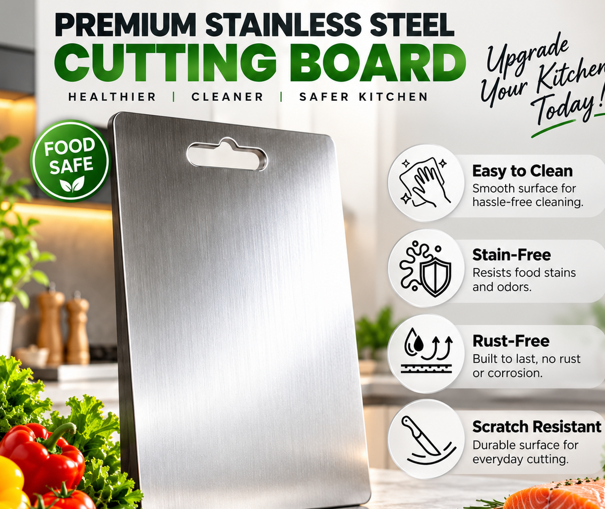 Stainless Steel Cutting Board